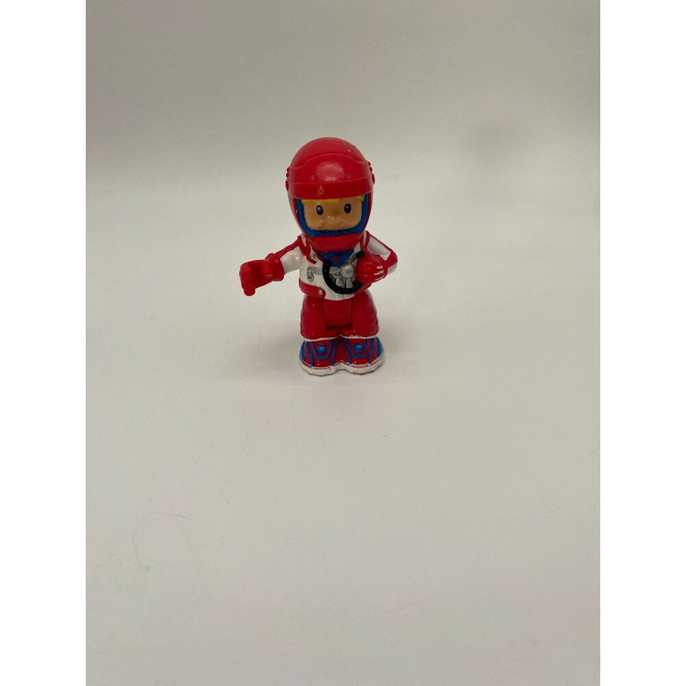 Fisher-Price Little People Race Car Eddie Figurine: Preschool Pretend Play Toy